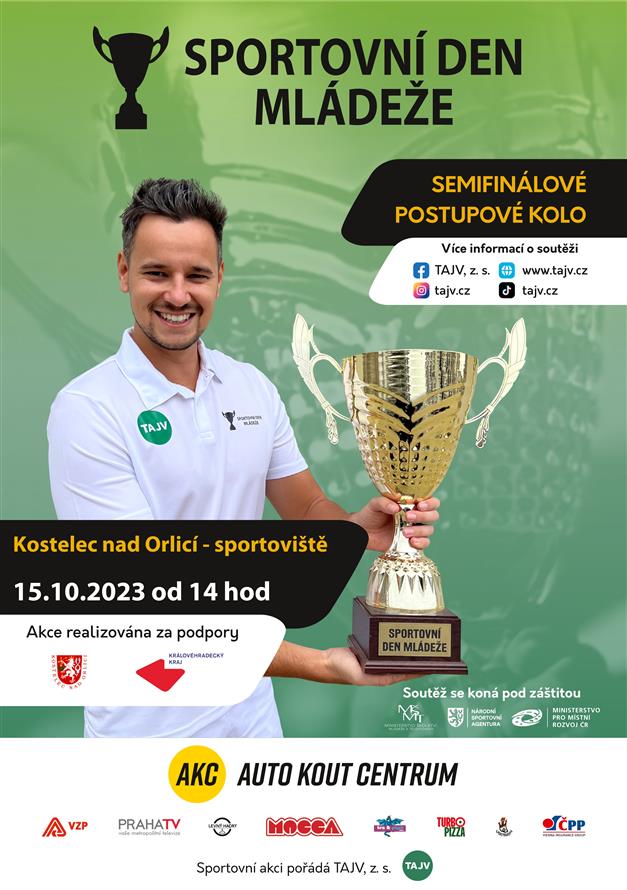 4. ročník Sportovního dne mládeže v Kostelci nad Orlicí