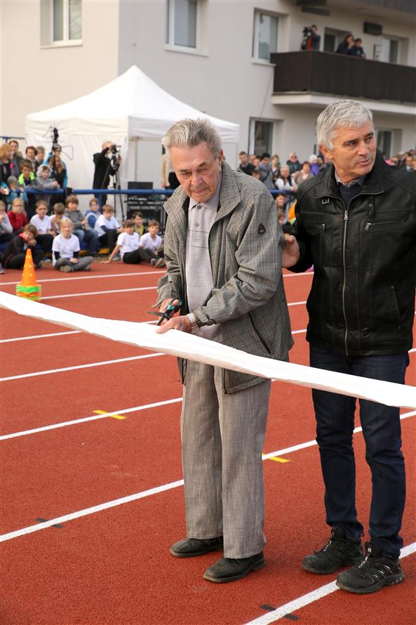 Slavnostní otevření Městského stadionu v Kostelci nad Orlicí