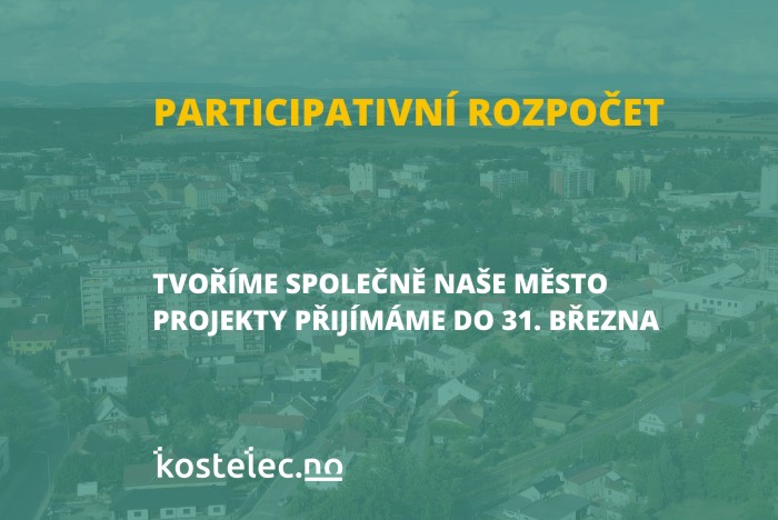 upoutávka, příjem projektů v rámci participativního rozpočtu probíhá do 31. března 2025