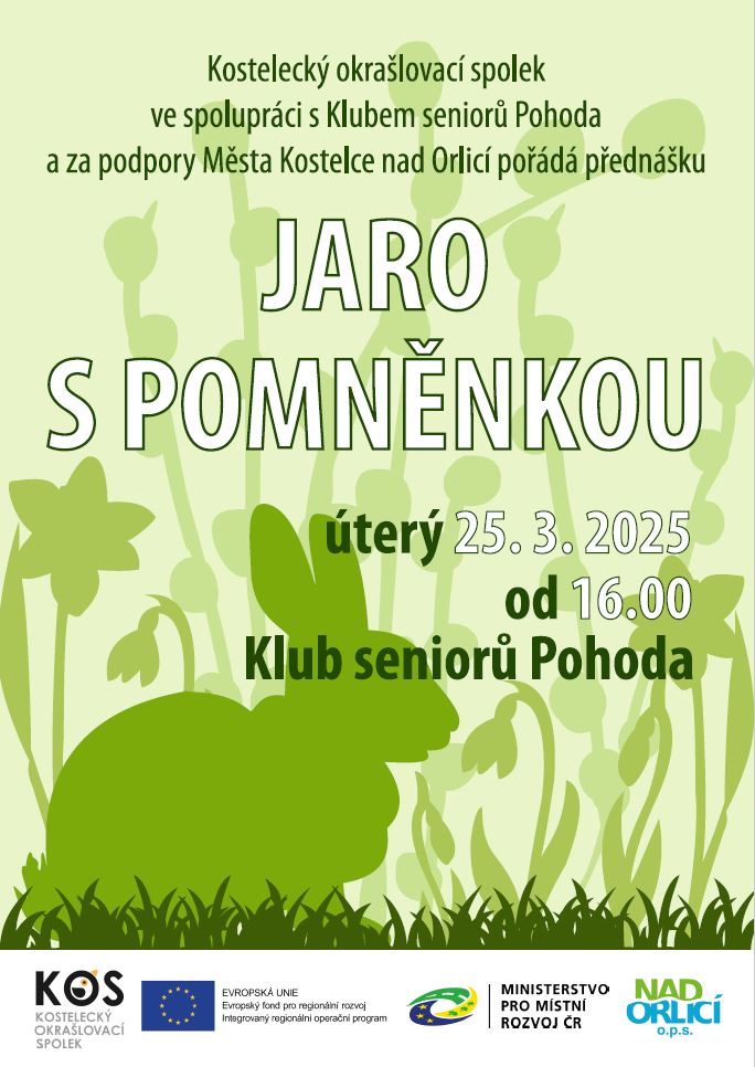 pozvánka, plakát, Jaro s Pomněnkou, 25.03.2025