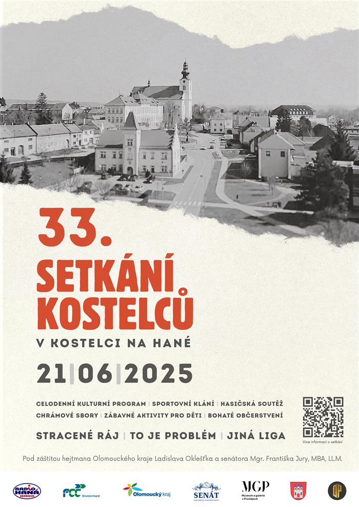 plakát na 33. ročník setkání Kostelců