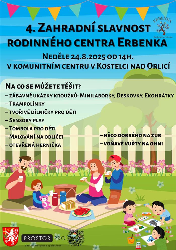 Grafická upoutávka na 4. Zahradní slavnost