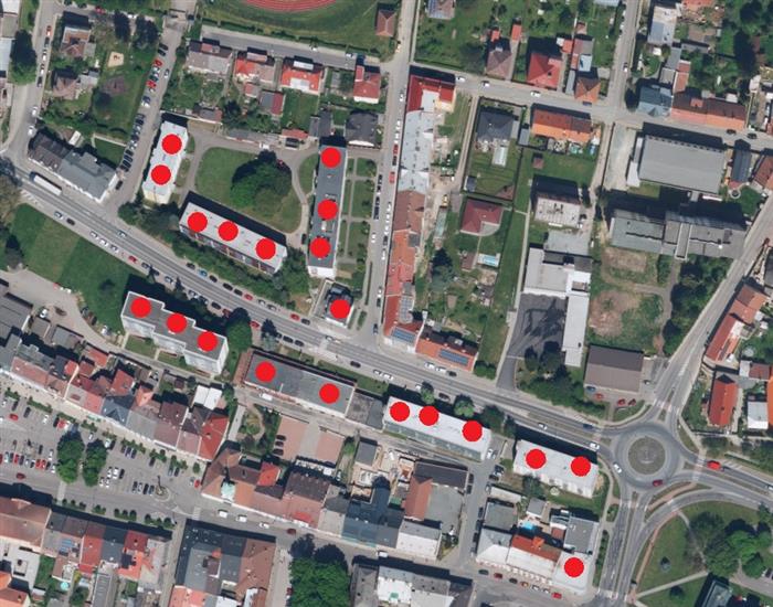 mapa odstávky vody