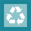 ilustrační ikona, recyklace