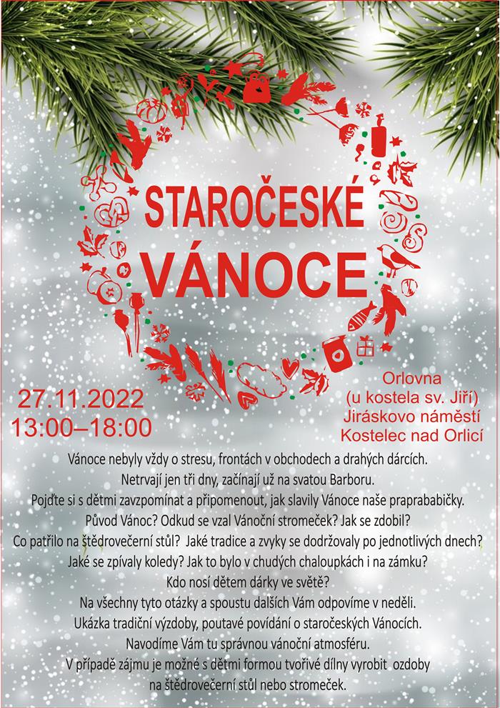 Staročeské Vánoce 27.11.2022 od 13:00 hodin