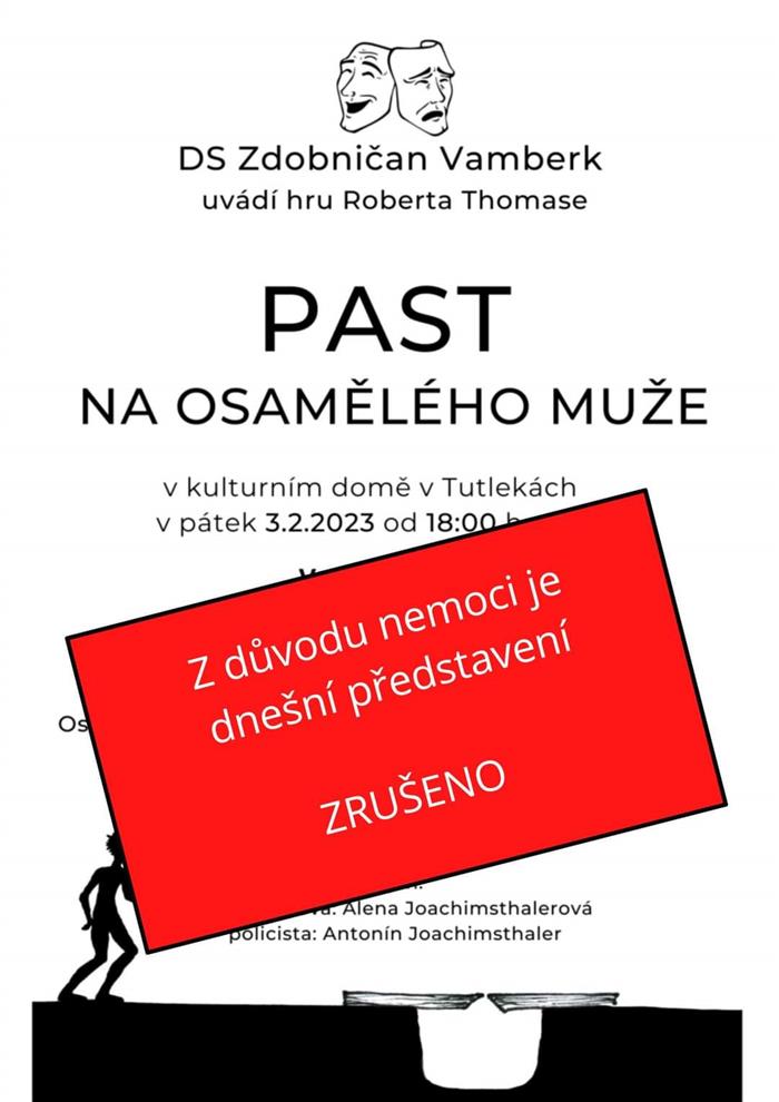 Divadelní představení - zrušeno!
