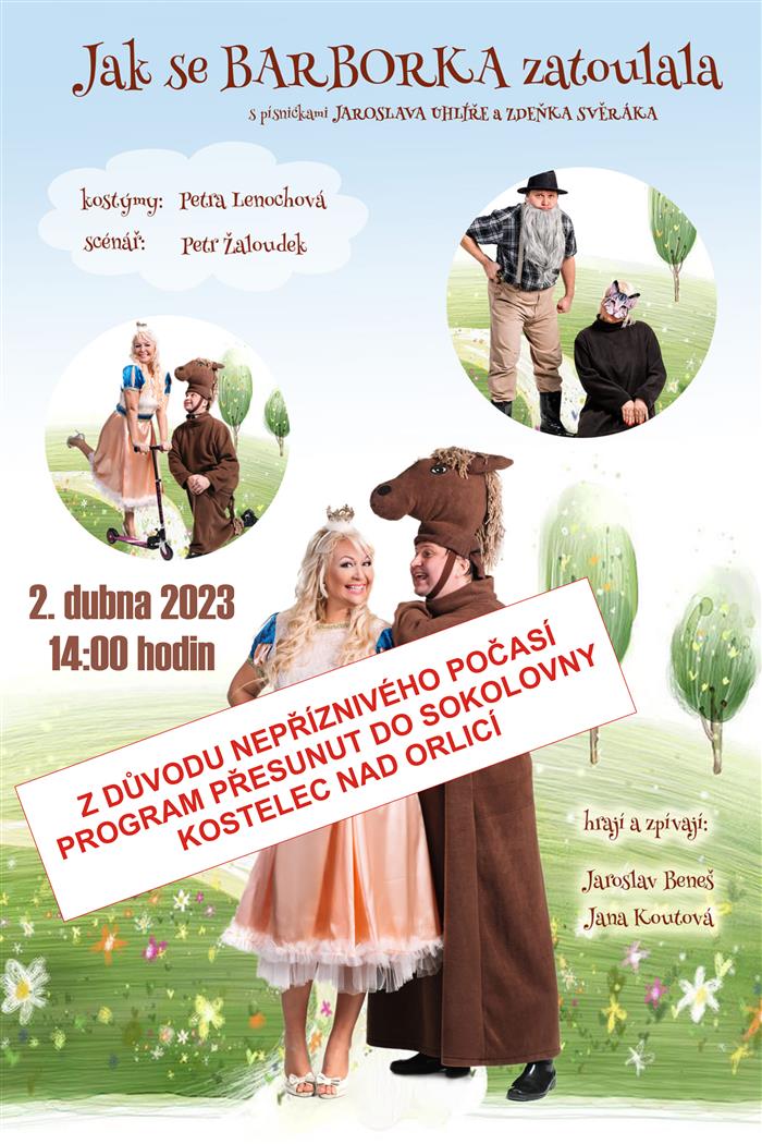 Divadlo Jak se Barborka zatoulala 2. dubna od 14:00 hodin