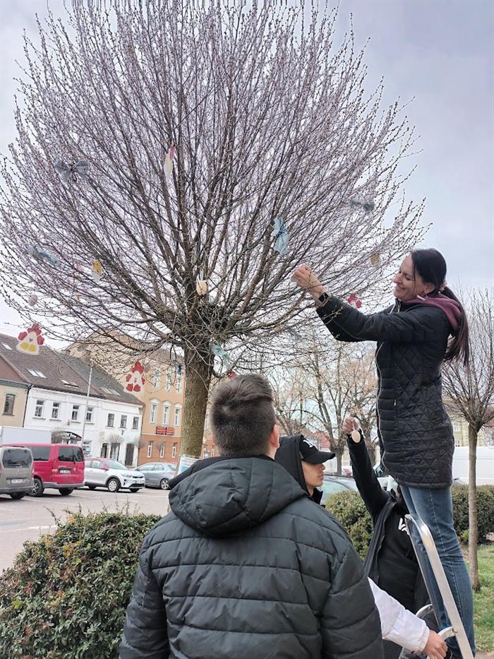 foto výzdoba na Palackého náměstí