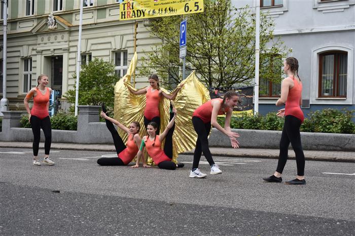 Pochod přes tři hrady, start Kostelec nad Orlicí
