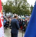 Slavnostní odhalení sochy 1. Československého prezidenta T. G. Masaryka