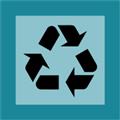 grafická ikona, recyklace