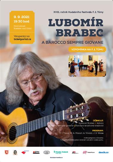 plakát koncert LUbomíra Brabce
