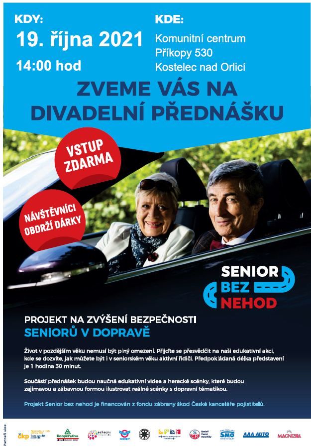 plakát - Senior bez nehod