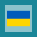 grafická ikona, vlajka Ukrajina