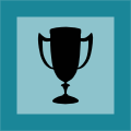 grafická ikona, vítězný pohár