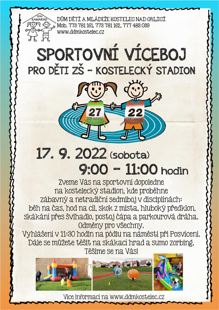 Sportovní víceboj 17.09.2022 od 9:00 hodin